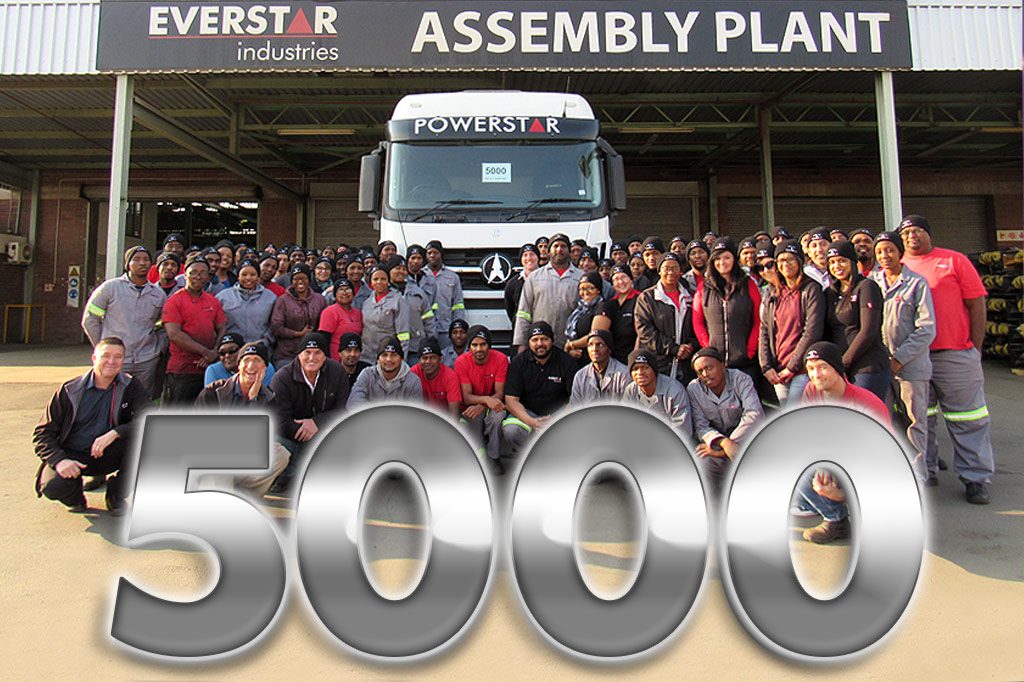 Powerstar Delivers 5000th Truck to SA Roads